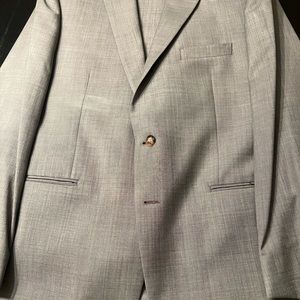 Mens Ralph Lauren Suit Gray 44R 34/30
